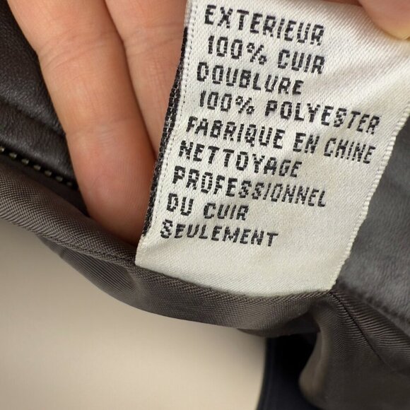 BOD & CHRISTENSEN Chocolate Brown Fitted Genuine Leather Hips Lenght Jacket 12 - Picture 8 of 9